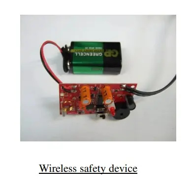 Wireless safety device